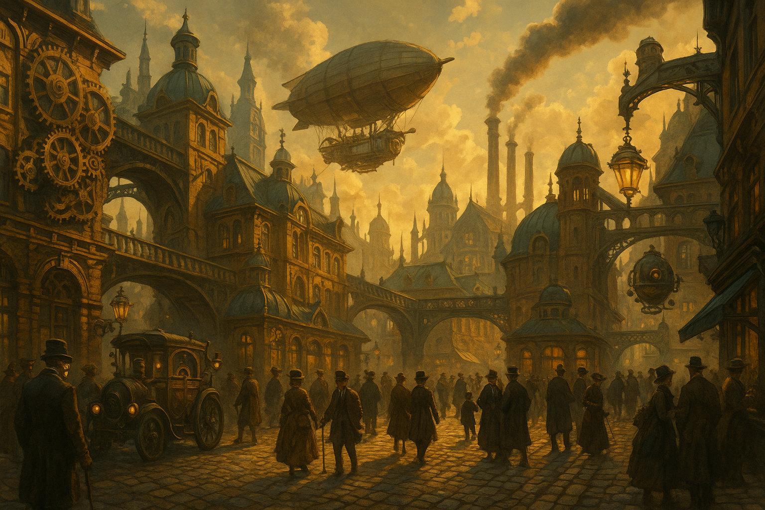 Steampunk Fantasy: Why We’re Still Dreaming of Gears, Airships, and Imagined Worlds