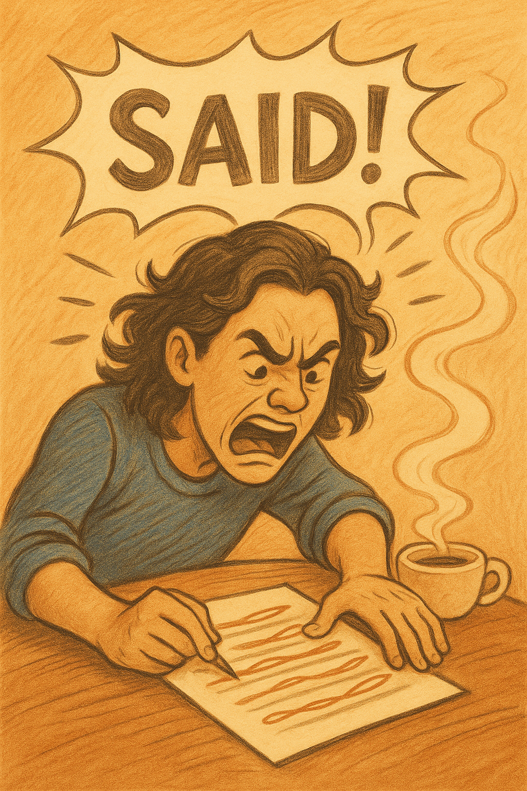 The Great “Said” Debate: Why Your Dialogue Should Stop Screaming at Me